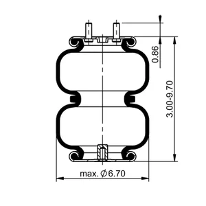 ContiTech Air Spring / FD 70-17 880 CT 6856640 