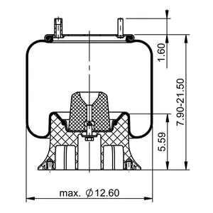 ContiTech Air Spring / 1R12-130 / 9227 6856618 