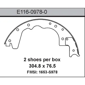 Bendix BRAKE SHOE 446800 