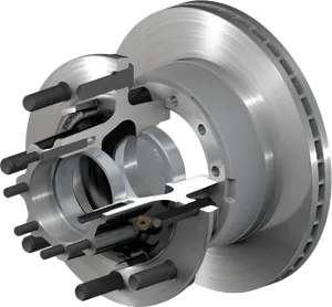 Conmet Iron Conventional Hub/Rotor F Drive Hub HP8 467858 
