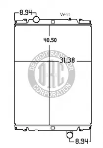 Detroit Radiator Kenworth 1148464 