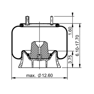 ContiTech Air Spring / 1R12-370 / 9070 6856892 