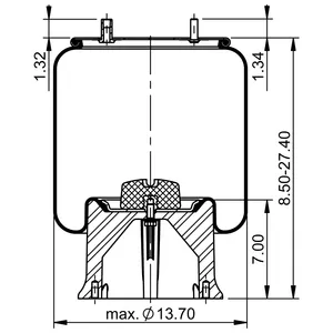 ContiTech Air Spring / 1R14-170 / 5514 6856160 
