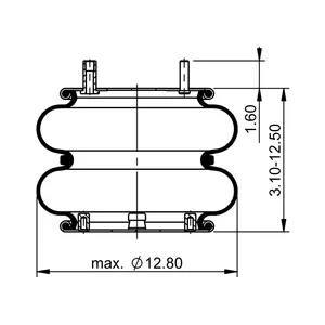 ContiTech Air Spring / FD 330-22 343 CT 6856886 