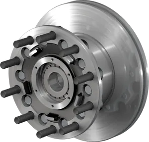 Conmet Iron PreSet Hub/Rotor FL Front Hub 464084 