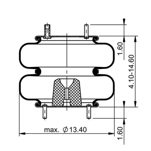 ContiTech Air Spring / 2B12-317 / 7499 6855956 