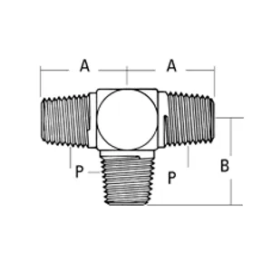 Eaton Adaptr  Pipe Tee 2157307 