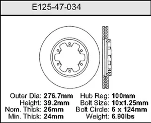 Bendix ROTOR 458122 