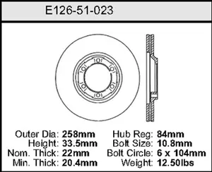 Bendix ROTOR 457322 