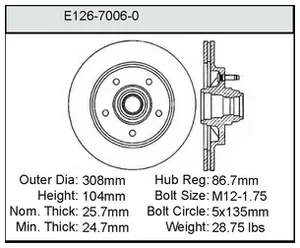 Bendix ROTOR 457360 