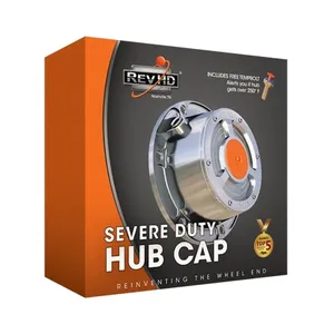 REV HD Hub Cap Oil, TN Trailer, with: Side plug, Gasket,... 1946240 