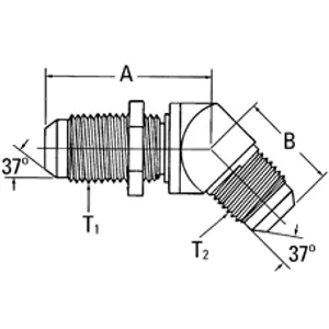 Eaton Adaptr  Sae37 Bulkhdasy 2155535 