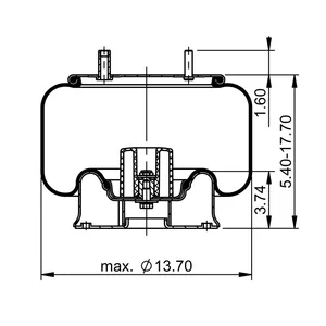 ContiTech Air Spring / 10 10-15 S 1015 6855834 