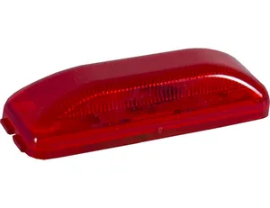 Buyers Products LIGHT,3-3/4in, RECT,MARKER,RED, 2 LED 1575004 
