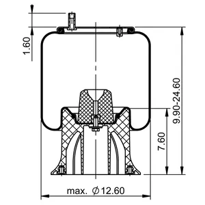 ContiTech Air Spring / 1R12-145 / 9238 6856724 