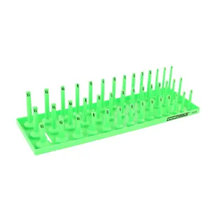 Great Neck Saw 1 2 Socket Tray SAE Green 3 Deep 1984423 