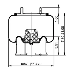 ContiTech Air Spring / 1R13-039 6856838 