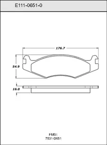 Bendix DISC PAD 460888 
