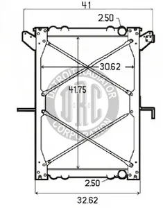 Detroit Radiator Freightliner 1446724 