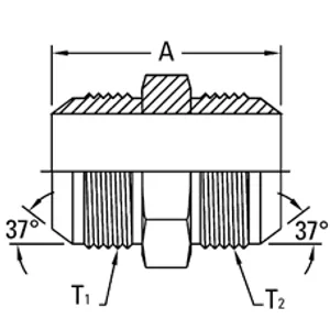 Eaton Adapter, SAE 37 1176633 