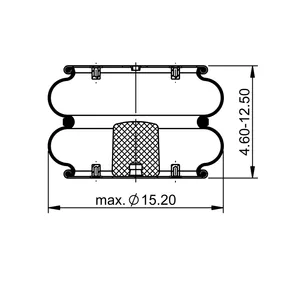 ContiTech Air Spring / 2B14-355 / 7146 6854990 