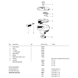 Spicer AIR VALVE ASSY 558104 