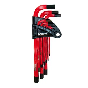 Great Neck Saw 9 Pc Tornado Hex Key Set SAE 1984707 