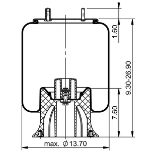 ContiTech Air Spring / 10 10-21 P 949 C 6855626 