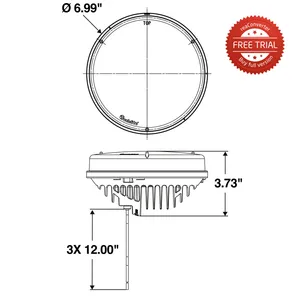 Truck-Lite Flood Lamp 2663312 