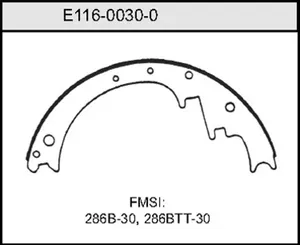 Bendix BRAKE SHOE 456886 