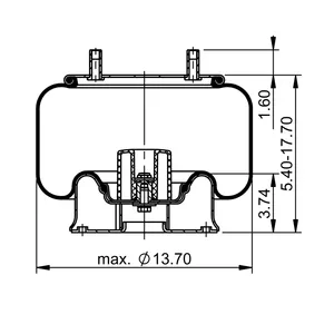 ContiTech Air Spring / 1R13-109 / 8782 6854772 