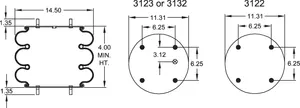 Firestone Airbag 333842 