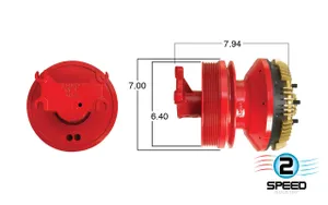 Kit Masters Reman Fan Clutch 3021891 