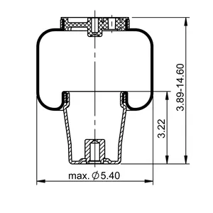 ContiTech Cab Air Spring / 7032 6855732 