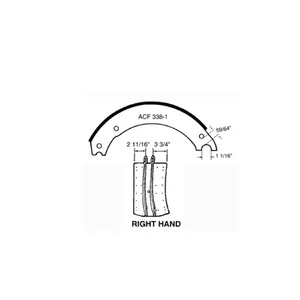 Haldex Brake Shoe Reman 2150070 