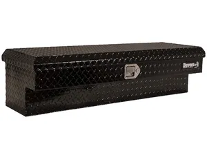 Buyers Products TOOLBOX ALUMINUM LO SIDE 13X16X56 BLACK 1573978 