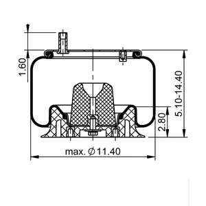 ContiTech Air Spring / 1R11-205 / 9476 6854834 