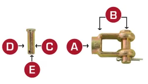 Tectran CLEVIS ASSEMB 2626588 