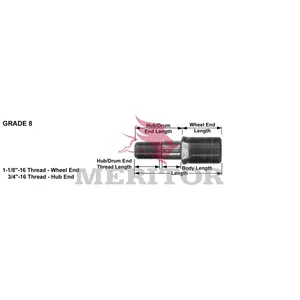 Meritor Stud-L.H. 2722494 
