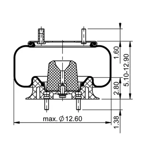 ContiTech Air Spring / 1R12-559 / 9029 6854826 