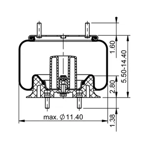 ContiTech Air Spring / 9551 6856030 