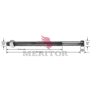 Meritor Spring Ctr Bolt 2739258 