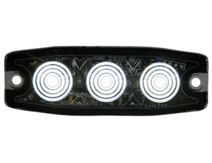 Buyers Products LIGHT STROBE 3 1 2in 3 LED CLEAR 12 24 1575920 