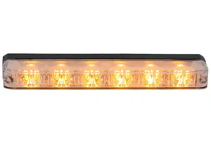 Buyers Products LIGHT STROBE 5in 6 LED AMBER 12 24 VDC 1575166 