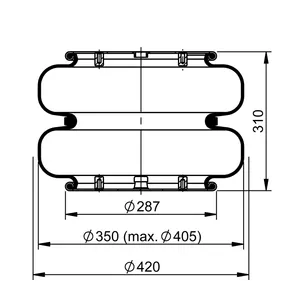 ContiTech Air Spring / FD 530-30 861 CT 6855594 
