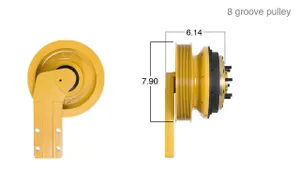Kit Masters Reman Fan Clutch 3022519 