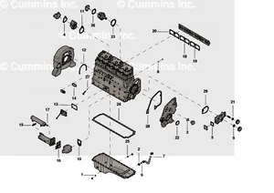 Cummins Lower Gasket Set 383342 