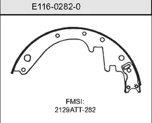 Bendix BRAKE SHOE 446772 