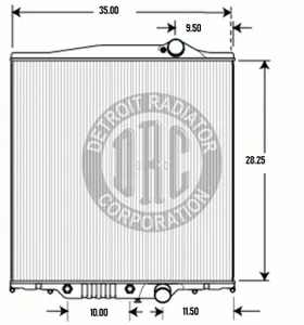 Detroit Radiator Volvo 380072 