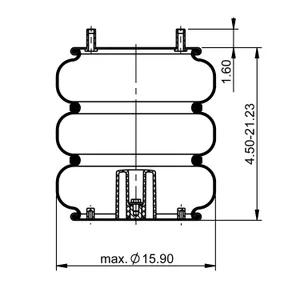 ContiTech Air Spring / FT 530-35 868 CT 6854594 